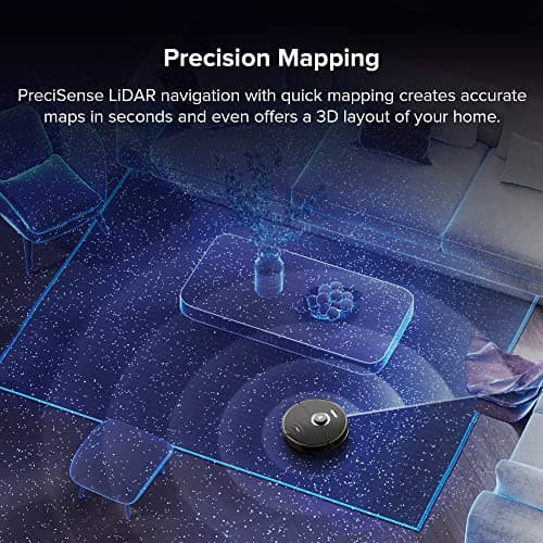 roborock S8 Pro Ultra Robot Vacuum and Mop, Auto Drying, Auto Mop Washing, Self Emptying, Self Refilling, Liftable Dual Brush & Sonic Mop, 6000Pa Suction, Obstacle Avoidance(RockDock Ultra Series) 8