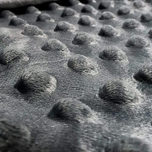 ALANSMA Reversible Weighted Blanket for All Season, Luxury Velvet, Warm and Cool, Adult Kids 5Lb Weighted Blanket, Enjoy Sleeping Anywhere(Grey,36"x48" 5lbs) 5