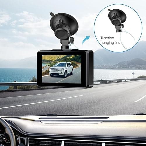 LIUFACAI Dash Cam Mount, Suction Cup Mount, Windshield Suction Cup Mounting Bracket, Suitable for R2-4K and R2-4K PRO Dash Cam Models 6