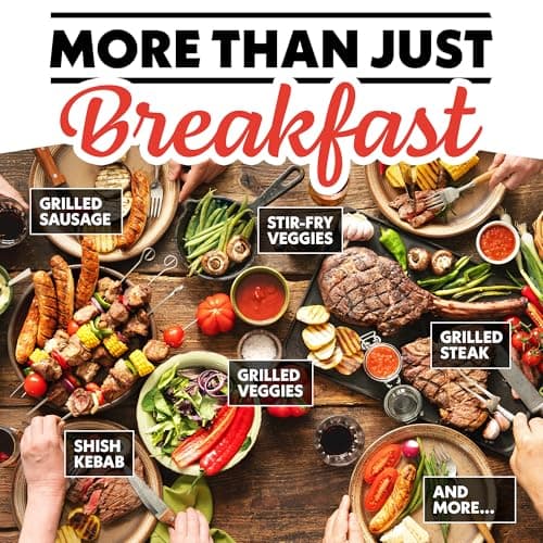 Gourmia 3-in-1 Indoor Grill & Griddle Electric Combo – Dual Independent Cooking Zones, Reversible Nonstick Ceramic Plates, XL Cooking Surface, 250–400°F Adjustable Temp, Dishwasher Safe 8