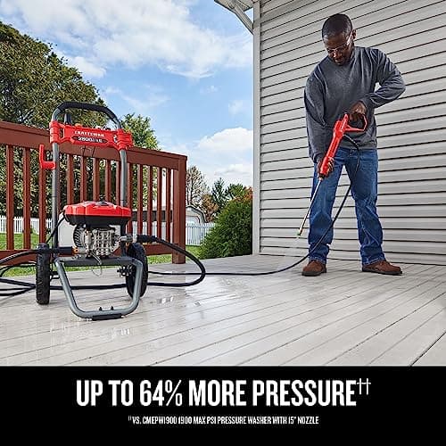 CRAFTSMAN Electric Pressure Washer, Cold Water, 2,800 MAX PSI (CMEPW2800) 5