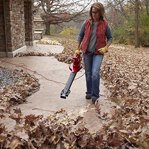 Toro 51621 UltraPlus Leaf Blower Vacuum, Variable-Speed (up to 250 mph) with Metal Impeller, 12 amp,Red 5