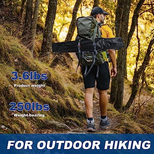 WEIDIORME 2 Pack Lightweight Camping Chairs for Adults & Teens, 250LBS Capacity Foldable Portable Chairs with Carry Bag, Compact Design for Camping, Beach, Picnics, and Outdoor Events 5