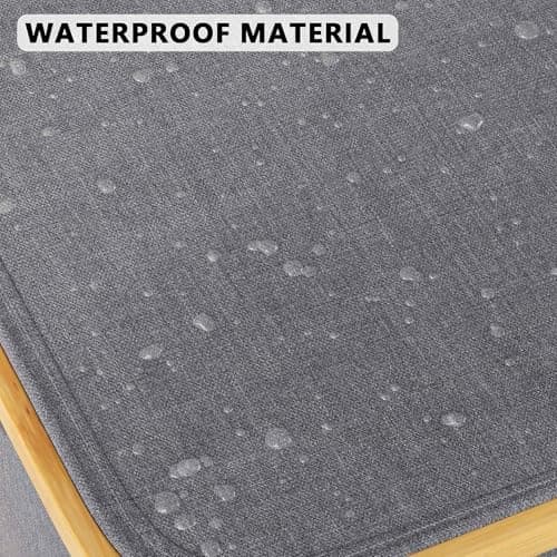 SpaceAid Laundry Hamper with Wheels and Lid, 26 Gal (100L) Rolling Clothes Basket with Bamboo Handle, Large Laundry Hamper for Bedroom, Bathroom, Dorm, Laundry Room - Grey 7