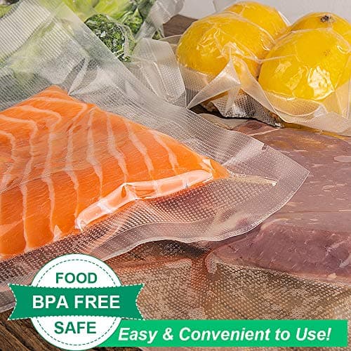 ATSAMFR 6 Pack 8"x20'(3Rolls) and 11"x20' (3Rolls) Vacuum Sealer Bags Rolls with BPA Free,Heavy Duty,Great for Vac Storage or Sous Vide Cooking 6
