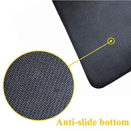 Japanese Blue and White Wave Gaming Mouse Pad XL, Non Slip Rubber Base Mousepad, Stitched Edges Desk Pad, Extended Large Mice Pad,31.5 X 11.8 Inch 5