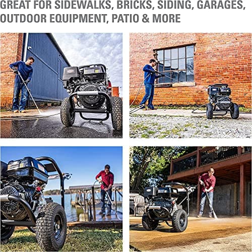 Simpson PS4240 PowerShot Gas Pressure Washer Powered by Honda GX390, 4200 PSI at 4.0 GPM, (49 State) 60456 7