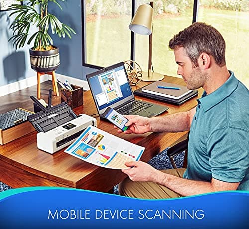 Brother Wireless Document Scanner, ADS-1700W, Fast Scan Speeds, Easy-to-Use, Ideal for Home, Home Office or On-the-Go Professionals (ADS1700W), white 7