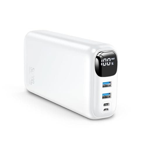 OHOVIV Portable Charger 50000mAh Power Bank - 22.5W Fast Charging External Battery Pack,USB-C Portable Phone Charger for iPhone 17/16/15/14/13 Pro Android Samsung, for Travel Camping Essential-White