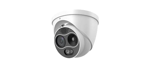 EmpireTech IPC-TPC124X-AI Thermal Camera 4MP 1/2.7'' CMOS Mini Hybrid Turret Smart AI IP Camera,Visible and Thermal Channels Dual Image Fusion,IPC-TPC124X-AI S2 (2mm (Thermal and Visible 2mm))