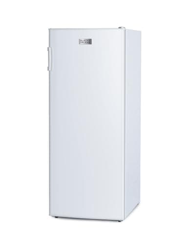 BLACK+DECKER 8.5 Cu. Ft. Upright Freezer, Stand Up Freezer with Mechanical Temperature Control, Freezer Upright with 3 Shelves and 4 Door Bins, Manual Defrost, R600a Refrigerant, BUF850LW, White