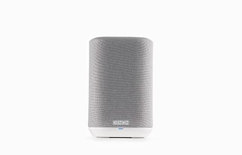 Denon Home 150 Wireless Smart Speaker – Compact Design, Wi-Fi & Bluetooth, HEOS Built-in, Alexa Built-in, Siri & AirPlay 2, Spotify Connect, Multi-Room Support, White