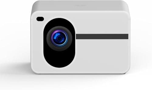 Projector with WiFi and Bluetooth, 18000 Lumen Native 1080P Projector,Portable Outdoor Projector, Movie Mini Projector Compatible with iOS/Android/HDMI/ TV Stick