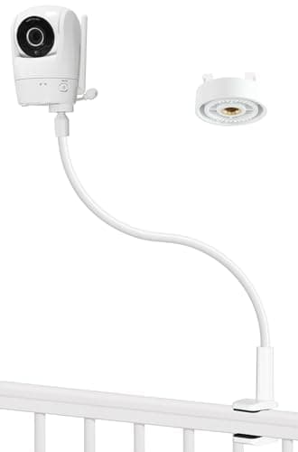 Upgraded Stronger Baby Monitor Mount for VTech VM901, New VM901, VM928HD, VM919HD, VM5463 Cameras, 31.5” Flexible Holder Stand for Crib, Shelves, or Furniture - No Tools or Wall Damage