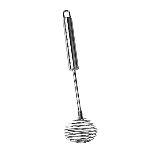 Fox Run 5829 Spiral Spring Whisk, 10" Silver Stainless Steel, Medium
