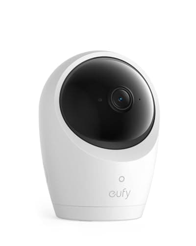 eufy Security Baby Monitor E20 Add-On Camera, 2K HD Resolution, 330° Pan and 60° Tilt, 4× Zoom, Night Vision, 5000mAh Built-in Battery, ANR