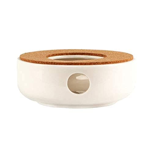 KiaoTime Ceramic Teapot Warmer, Tea Warmer for Glass Teapot, cast Iron teapot Stainless Steel, Ceramic Teapot, Tea Kettles,and Other heatproof Dish Warming Use