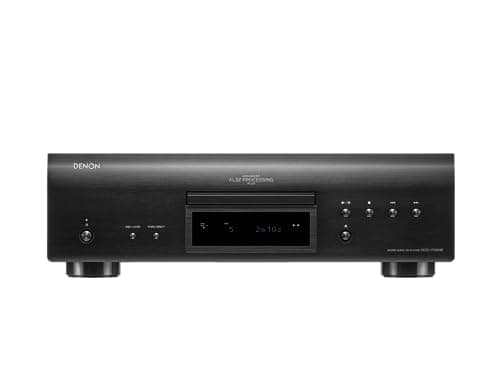 Denon DCD-1700NE SACD Player, CD Players for Home, Ultra-Precision 192 kHz/32 Bit D/A Converter, Vibration-Resistant Design, Supports DSD, FLAC, WAV Files, Pure Direct Mode, 2 Digital Outputs, Black