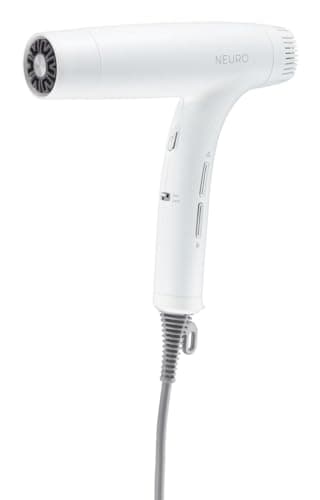 Neuro by Paul Mitchell Dry+ Global Edition Auto Dual Voltage Hair Dryer with Storage Bag for Worldwide Travel, Pearlescent White