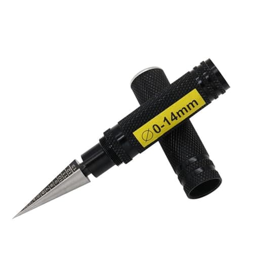 Universal 0-14mm Aluminum Alloy RC Expanding Hole Puncher Opener Reamer Tool with High Strength Car Model Body Shell for Opening Hole