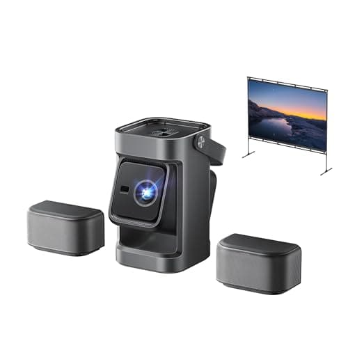 NEBULA P1 Portable GTV Projector with NEBULA 100-Inch Outdoor Projector Screen
