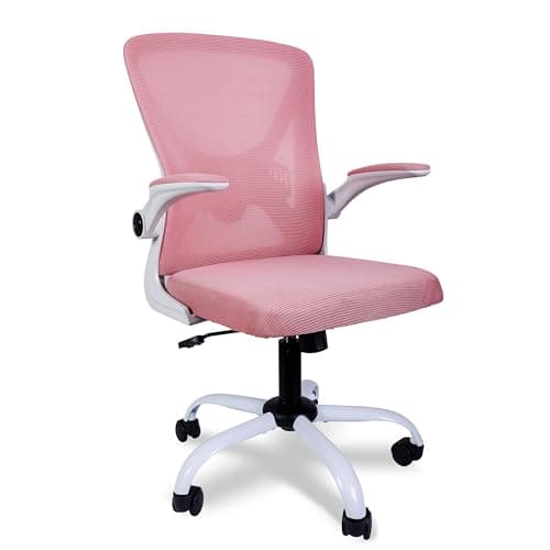 Bioopts Ergonomic Office Desk Chair Breathable Mesh Chair with Support Flip-up Armrests, Executive Rolling Swivel Comfy Task Computer Chair for Home Office