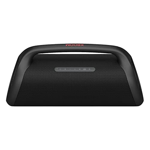 LG XG9QBK.DUSALLK Go Portable Bluetooth Speaker - Stage Lighting and up to 24-Hour Battery, Black