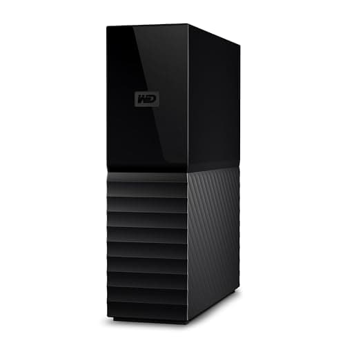 Western Digital 12 TB My Book USB 3.0 Desktop Hard Drive with Password Protection and Auto Backup Software, Black