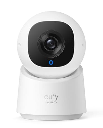 eufy Security Indoor Cam C210, Home Security Camera, 1080p Resolution 360° PTZ, Plug-in Security Indoor Camera with 2.4G Wi-Fi, Human/Motion AI, Night Vision, AI Tracking, HomeBase 3 Compatible