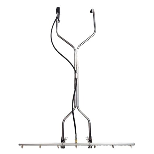 39” Professional Power Washer Broom Attachment, Stainless Steel Pressure Washer Water Broom with 7 Nozzles, 60°C/140°F Max Temperature Water Broom for Pressure Washer 5000 PSI