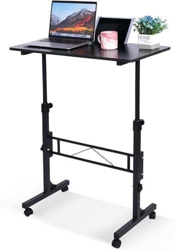 Enayplon Small Standing Desk with Wheels