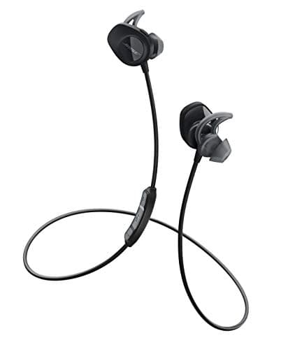 Bose SoundSport, Wireless Earbuds, (Sweatproof Bluetooth Headphones for Running and Sports), Black (Renewed)
