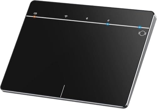 LuolaProject Wireless Trackpad Multi-Touch Surface Bluetooth Touchpad with High Precision Navigation for Windows10/11/Desktop/Laptop/Notebook Computer PC (MG3 Black)
