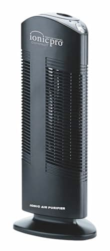 Ionic Pro Compact Ionic Air Purifier, 250 sq ft Room Capacity, Black