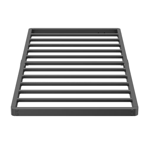 Askeld Twin Bunkie-Board Only, 2 Inch Low Box-Spring with Steel Slats, Quick Lock Metal Frame Bed-Slat Replacement, Noise Free Mattress Surpoort Base, Upholstered Bed Accessories, Black