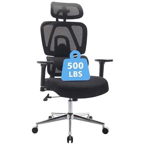 Ergonomic Office Chair with Adjustable Backrest and Armrest Breathable Mesh Desk with Adaptive Headrest and Lumbar Support X Chair Office Chair with Wheel