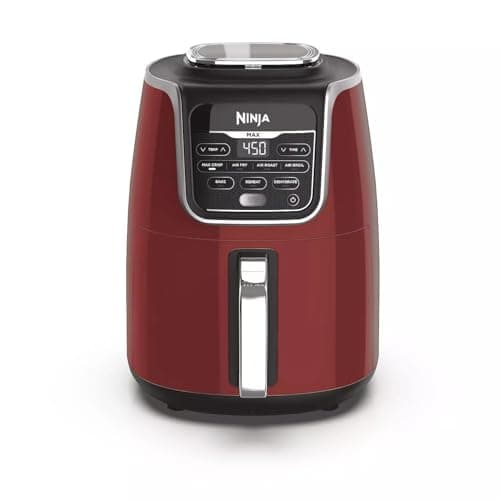 Ninja AF161CM Max XL Air Fryer that Cooks, Crisps, Roasts, Broil, Bakes, Reheats and Dehydrates, with 5.5 Quart Capacity, and a High Gloss Finish, Cinnamon (Renewed)