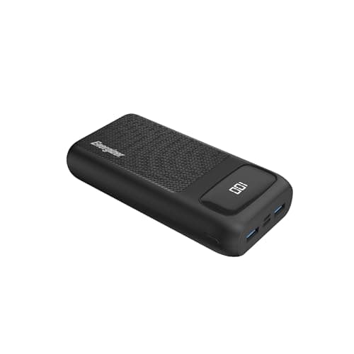 Energizer Power Bank 20000mAh - USB-C 20W Outputs Fast Charging Battery Pack, USB-A 18W with 4 Outputs & LCD Screen for Android/iPhone 15 16 Plus Pro Max/iPad Tablet and etc_UE20063PQ