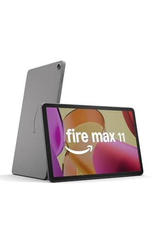 Amazon Fire Max 11 tablet (newest model) vivid 11” display, all-in-one for streaming, reading, and gaming, 14-hour battery life, optional stylus and keyboard, 64 GB, Gray