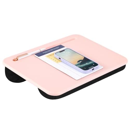 LAPGEAR Compact Lap Desk – Fits Up to 14″ Laptops – Rose Quartz – Style No. 43104