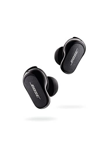 Bose QuietComfort Earbuds II, Wireless, Bluetooth, World’s Best Noise Cancelling In-Ear Headphones with Personalized Noise Cancellation & Sound, Triple Black (Renewed)