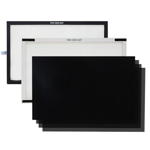 PUREBURG YY25630 Replacement Filter Set Compatible with Lasko HF25630 Pure Platinum HEPA Air Purifier, H13 4-Stage Filtration Tio2 Activated carbon Air Clean Dust VOCs