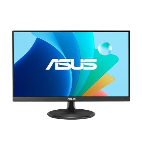 ASUS VP229Q 21.5” Monitor, 1080P Full HD, 75Hz, IPS, FreeSync/Adaptive-Sync, Eye Care, HDMI DisplayPort VGA, Frameless, VESA Wall Mountable Black