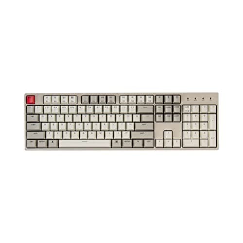 Keychron C2 Full Size Hot-swappable Wired Mechanical Keyboard Compatible with Mac, Keychron Brown Switch, 104 Keys ABS Retro Color Keycaps Gaming Keyboard for Windows, USB-C Type-C Braid Cable