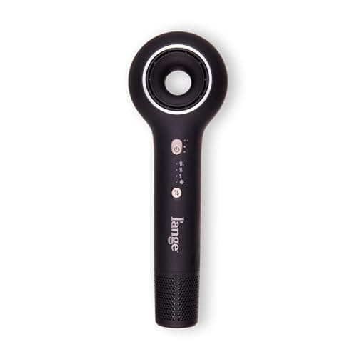 L'ANGE Hair Axia HaloRing Hair Dryer | Fast-Drying Ionic Blow Dryer for Smooth, Frizz-Free Finish | Professional High-Speed Brushless Motor with 4 Heat Settings (Black)