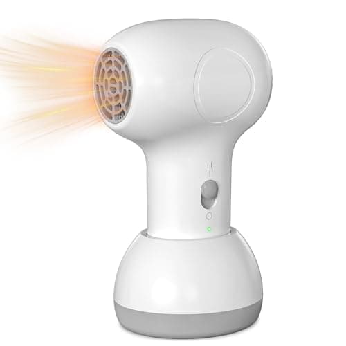 Cordless Hair Dryer for Baby, Kids Model with Charging Base, Gentle Airflow Mini Hair Dryer, Portable Travel Design, Small Dryer for Infant Delicate Skin