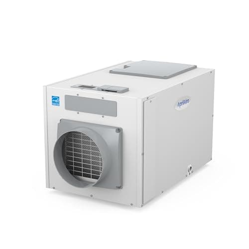 AprilAire E130 Pro 130-Pint Whole-House Dehumidifier, Energy Star Certified, Commercial-Grade for Basement, Crawlspace or Whole House up to 7,200 sq. ft.