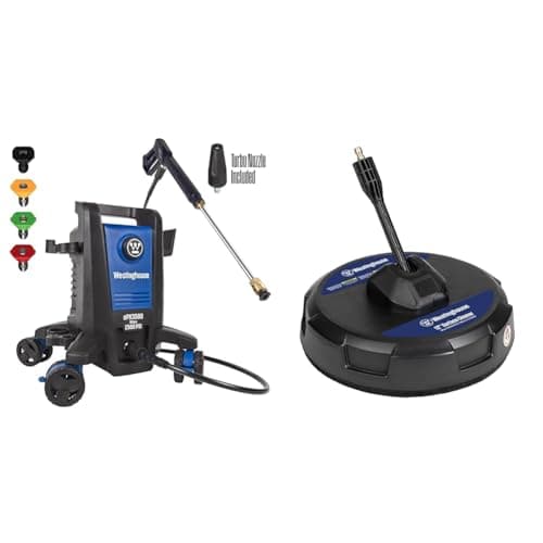 Westinghouse 2500 PSI Electric Pressure Washer Bundle with 12" Surface Cleaner and Accessories