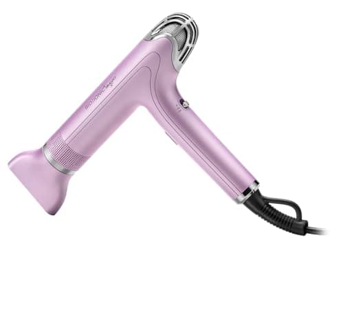 Bio Ionic Smart-X Hair Dryer with Diffuser, High-Efficiency Blow Dryer with 3 Heat & 3 Speed Settings, Diffuser Hair Dryer Gently Dries, Defines & Reduces Frizz, Self Cleaning Function, Soft Amethyst