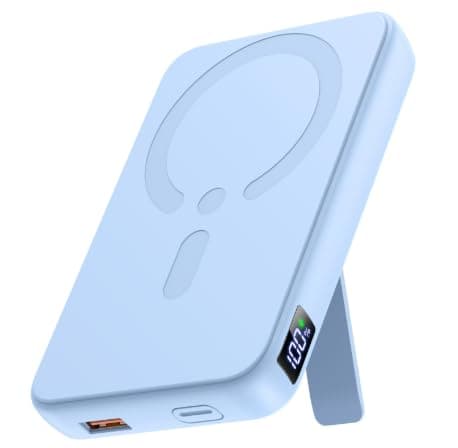 Magnetic Wireless Portable Charger, 12000mAh Power Bank Compatible for iPhone 17/16/15/14/13, Fast Charging Battery Pack